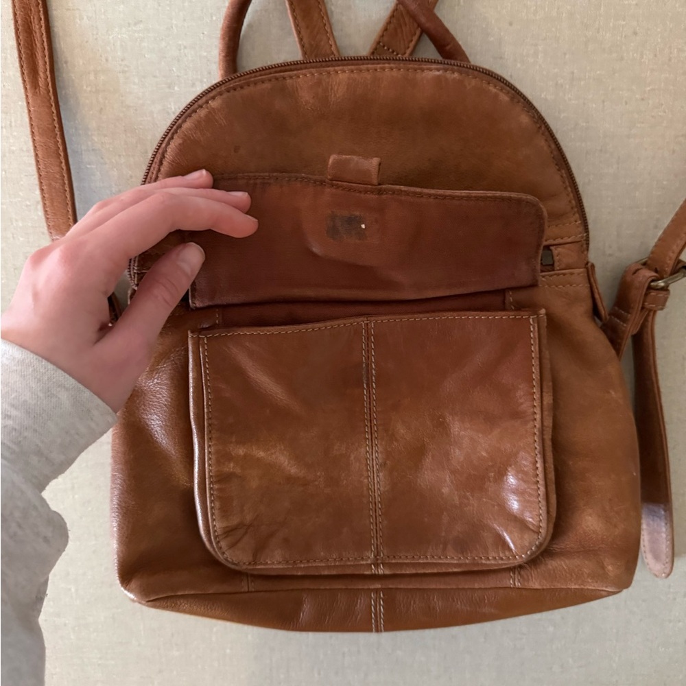 Fossil mini leather backpack - image 4